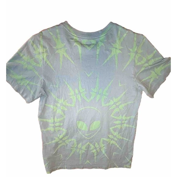 Nike Alien Festival Graphic T-Shirt Mens Small Blue The Swoosh Is Out There Tee - Picture 7 of 8